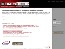 Tablet Screenshot of dmrsgroup.com